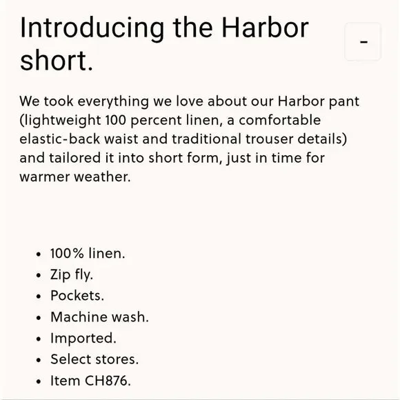 J. Crew Linen 6" Harbor Honey Brown Shorts Sz XSMALL NWT - Picture 6 of 7